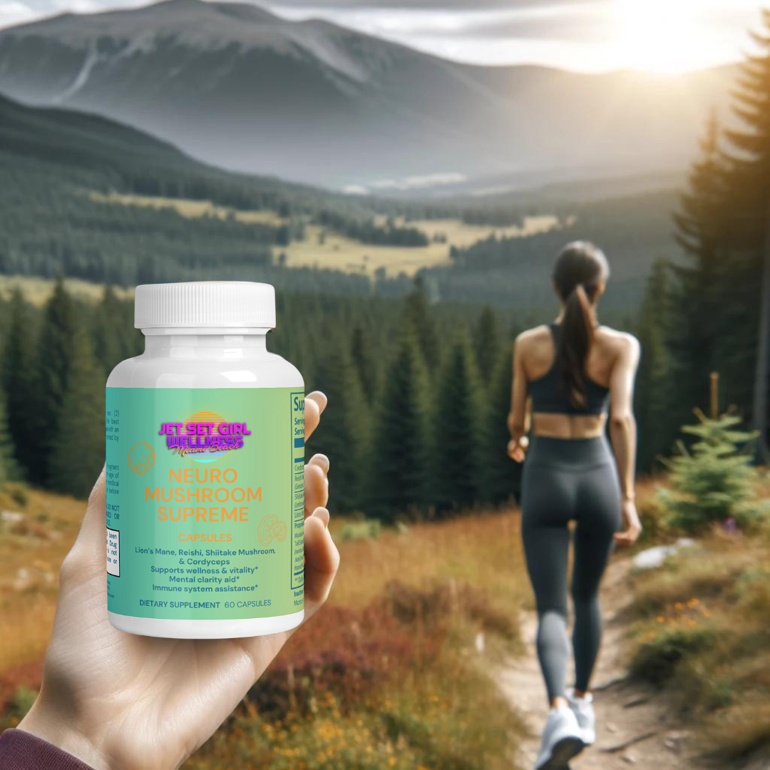 Neuro Mushroom Supreme Immunity, Brain, Focus, Energy Support, 60 Count