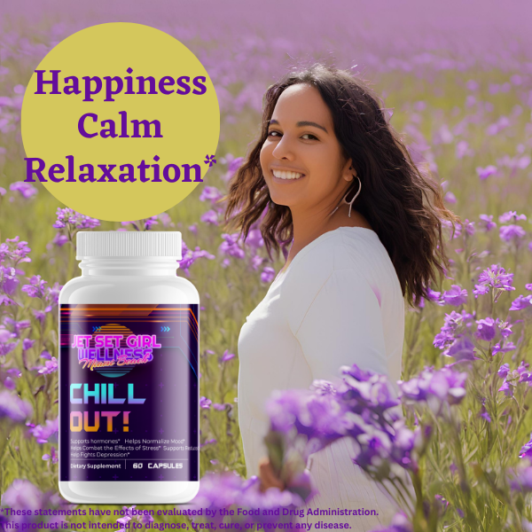 CHILL OUT! Organic Ashwagandha & Black Pepper, Natural Stress & Cognitive Support, 60 Count