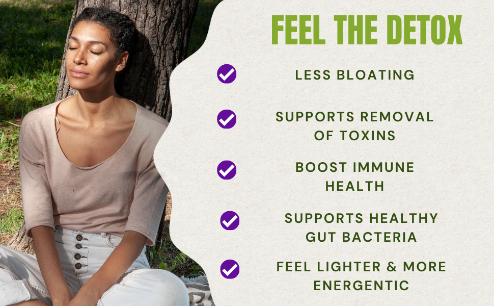Healthy Gut 9 Day Detox Herbal Cleanse Gut & Colon Healthy Support, Goodbye Bloat 60 Count