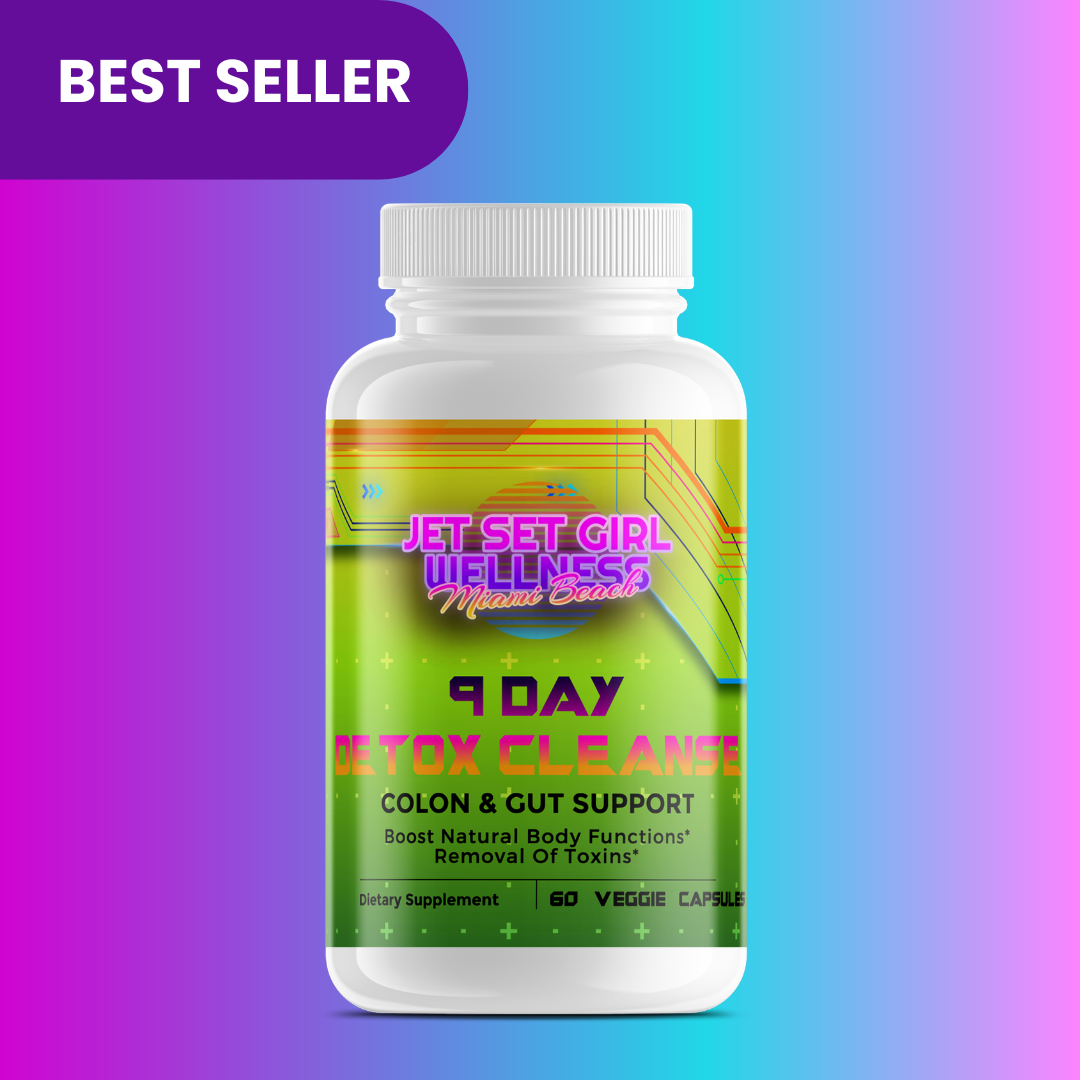 Healthy Gut 9 Day Detox Herbal Cleanse Gut & Colon Healthy Support, Goodbye Bloat 60 Count