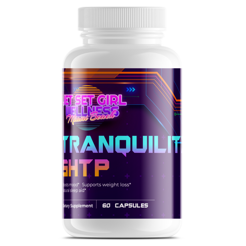 TRANQUILITY 5 HTP Aminoácido que mejora la serotonina para la relajación, 60 unidades