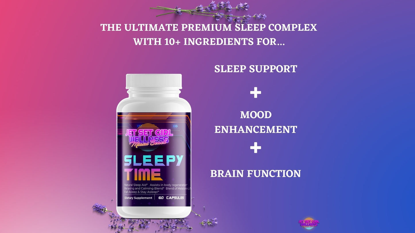 SLEEPY TIME Sueño óptimo, apoyo cerebral y antiinflamatorio, 60 unidades
