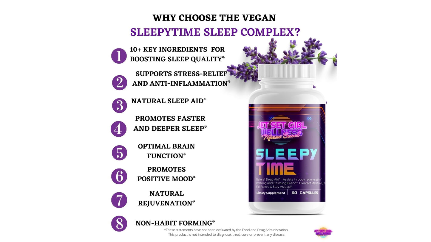 SLEEPY TIME Sueño óptimo, apoyo cerebral y antiinflamatorio, 60 unidades