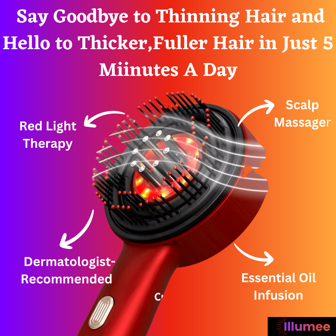 Illumee™ Red Light Radiance Massage Brush